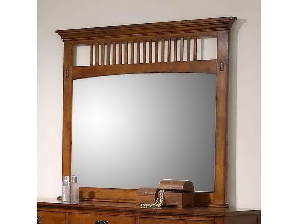 Elements International Trudy Mission Style Dresser Mirror With