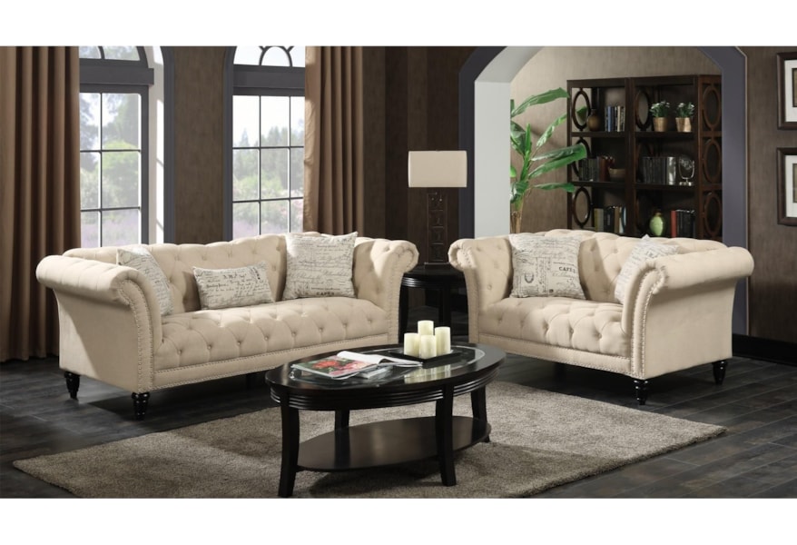 Elements International Twain Sofa Loveseat Set Lindy S Twain Sofa Loveseat Set