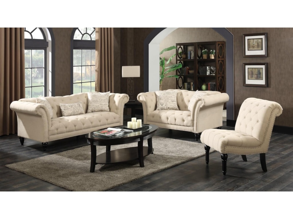 Elements Twain 3 Piece Living Room Group Royal Furniture Stationary Living Room Groups