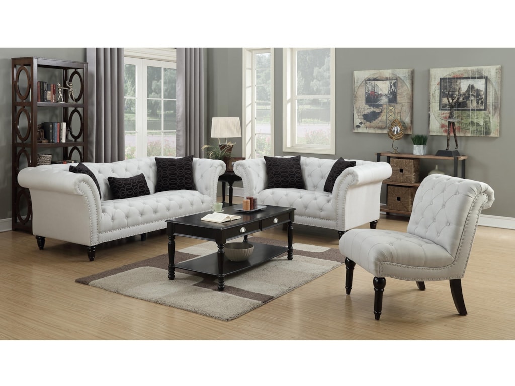 Elements International Twain Stationary Living Room Group Elements International Twain Stationary Living Room Group