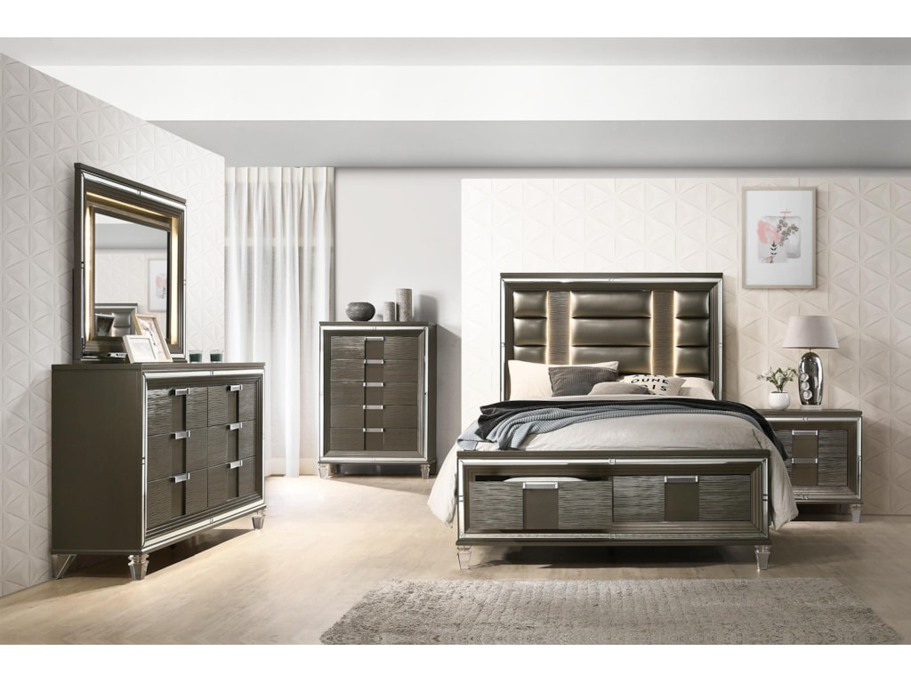 Elements Twenty Nine King 5 Pc Bedroom Group Royal Furniture Bedroom Groups