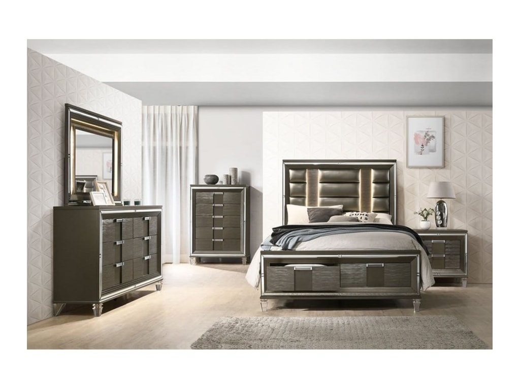 Elements Twenty NineQueen Low Profile Bed