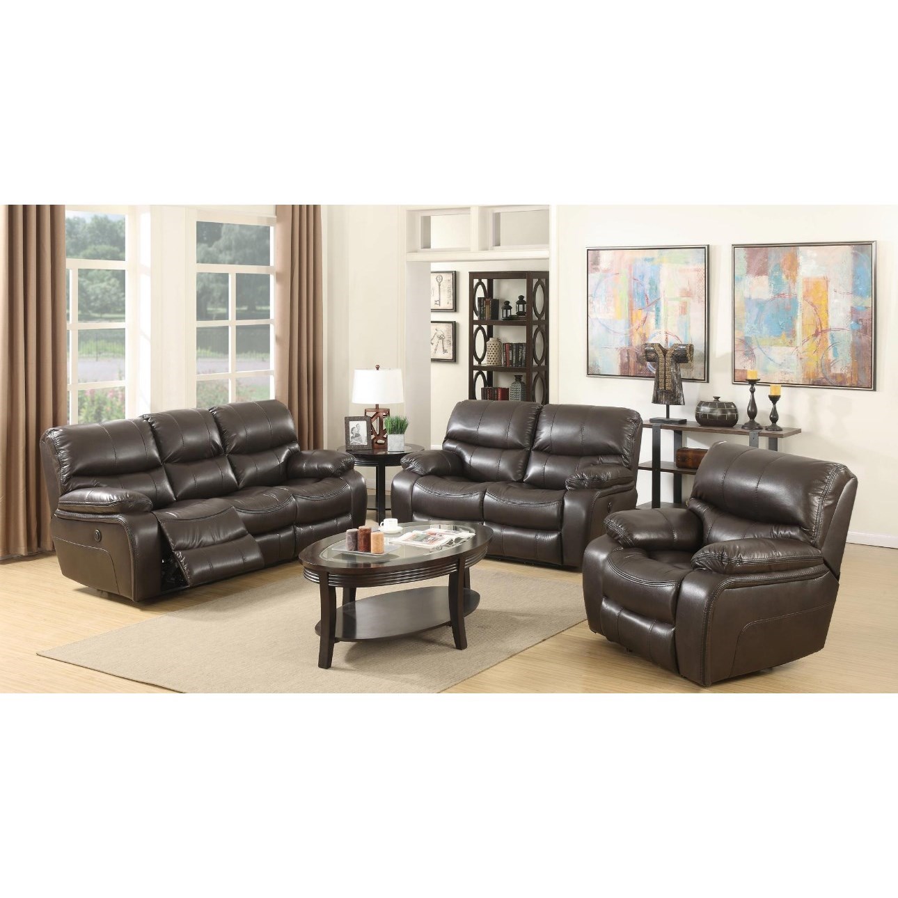 Elements International Vino Reclining Living Room Group Miskelly