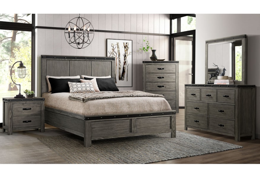 Elements International Alana Twin 5 Piece Bedroom Set Bullard