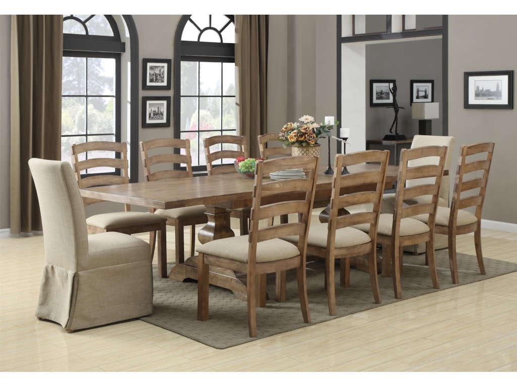 Emerald Belair11 Piece Table & Chair Set