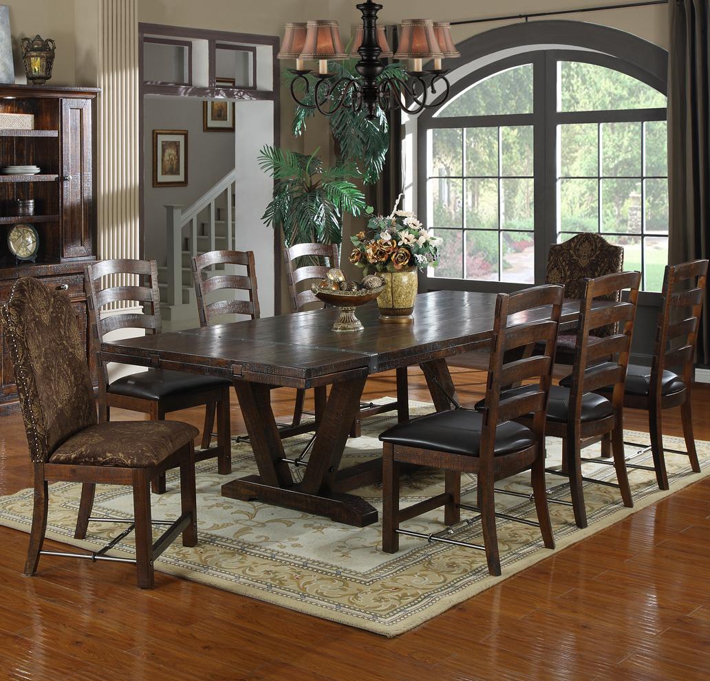 Emerald Castlegate D942 10 Rectangular Dinner Table Northeast Factory Direct Dining Tables