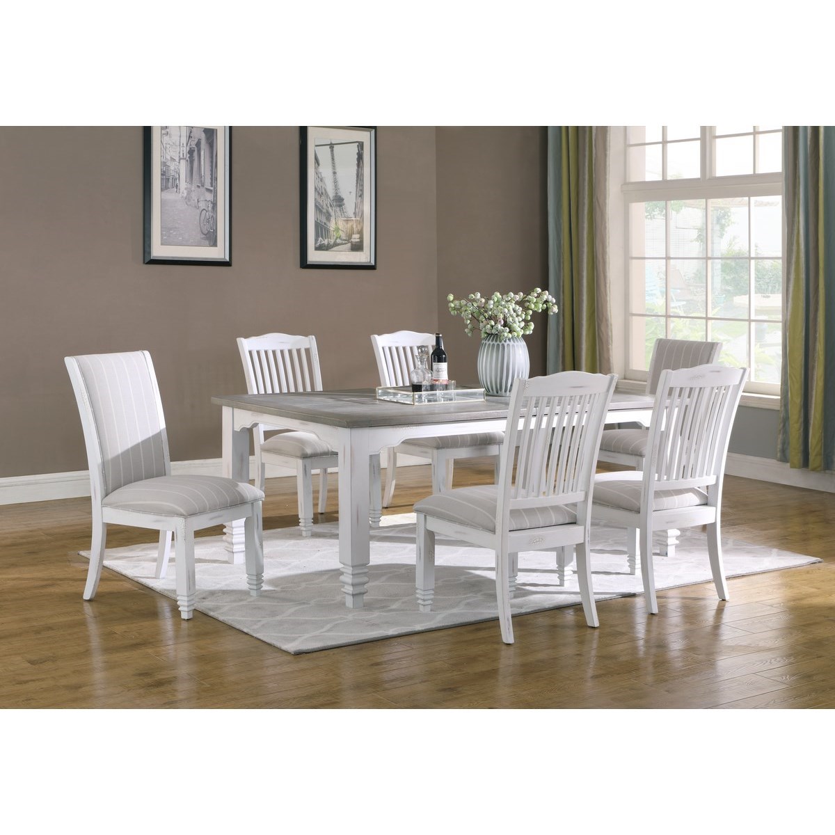 Emerald Centerville 7 Piece Dining Set Wilson S Furniture