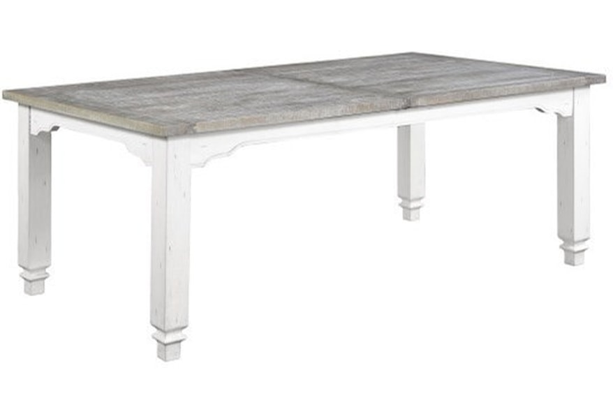 Centerville Rustic Rectangular Dining Table With 28 Butterfly Leaf Sadler S Home Furnishings Dining Tables