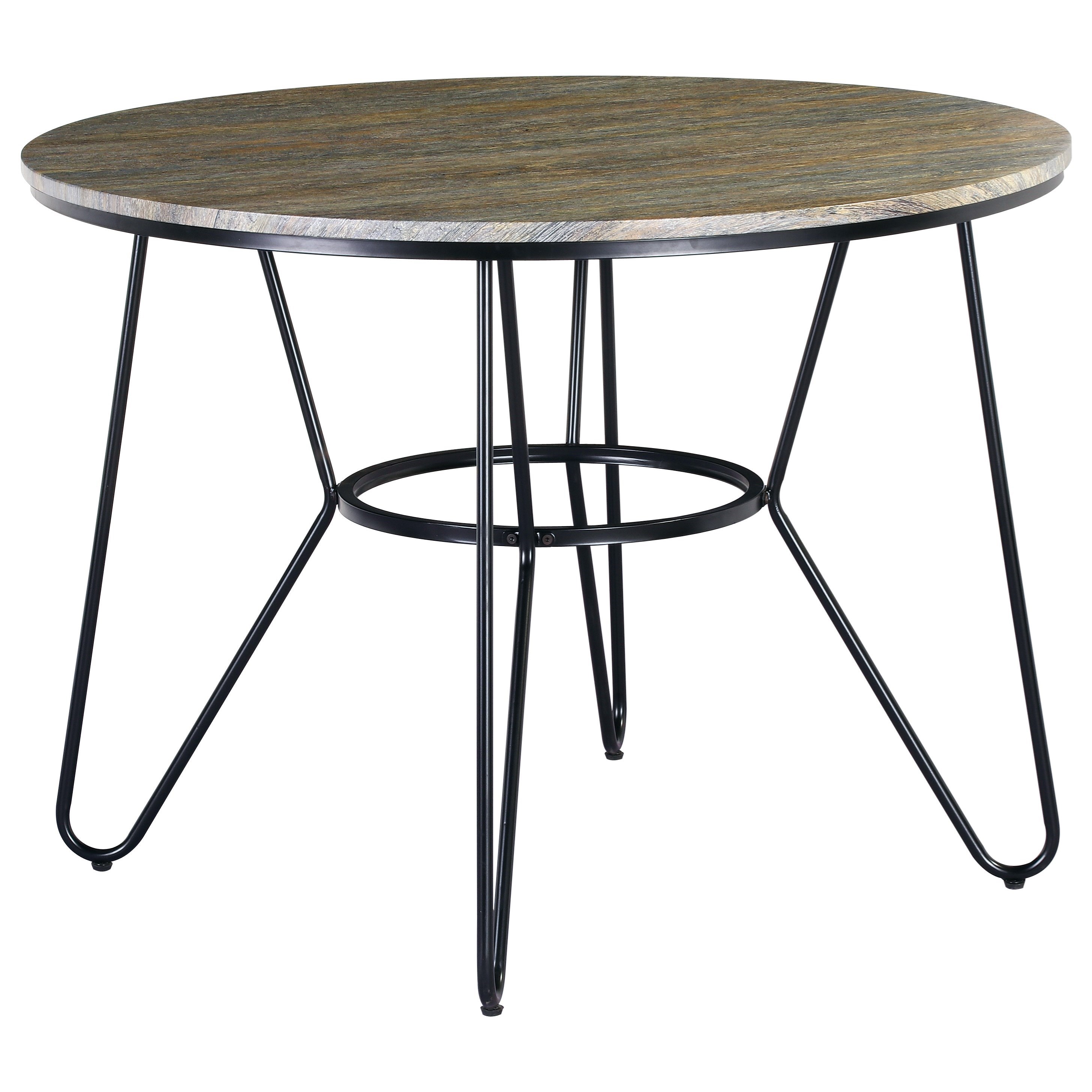 Emerald Emmett Contemporary Round Dining Table Wilson S Furniture Kitchen Tables