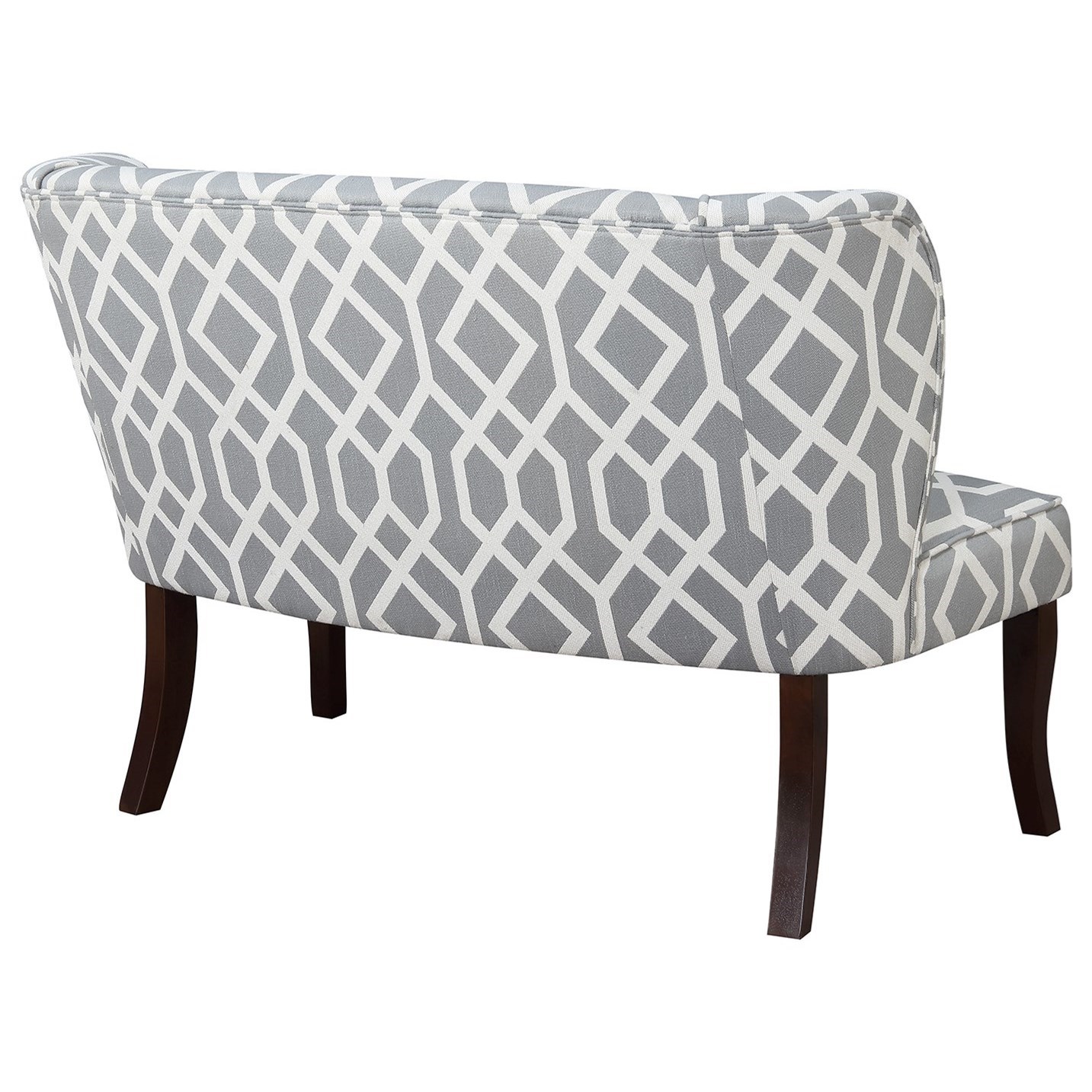 Hepburn Settee Accent Bench With Full Back Sadler S Home
