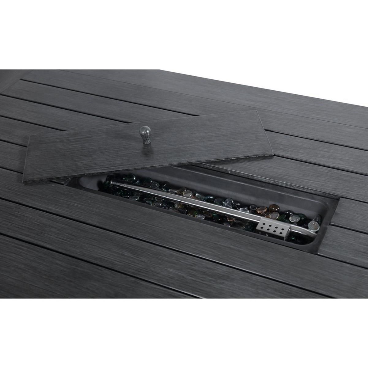 Emerald Rockport Contemporary Firepit Cocktail Table Wilson S