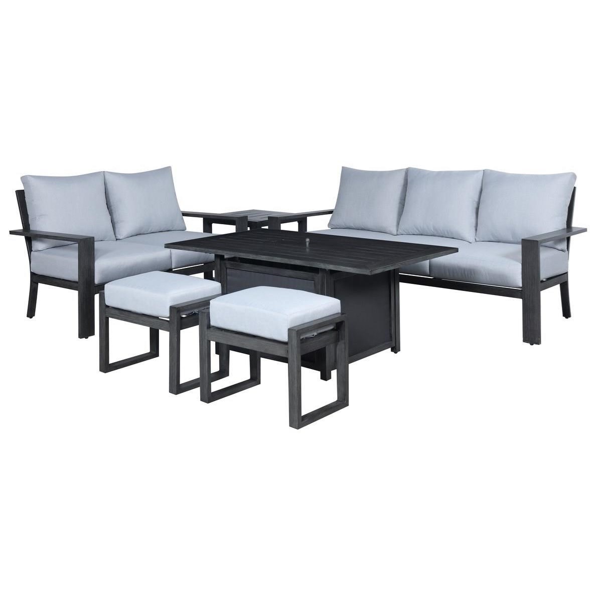 Emerald Rockport Contemporary Firepit Cocktail Table Wilson S