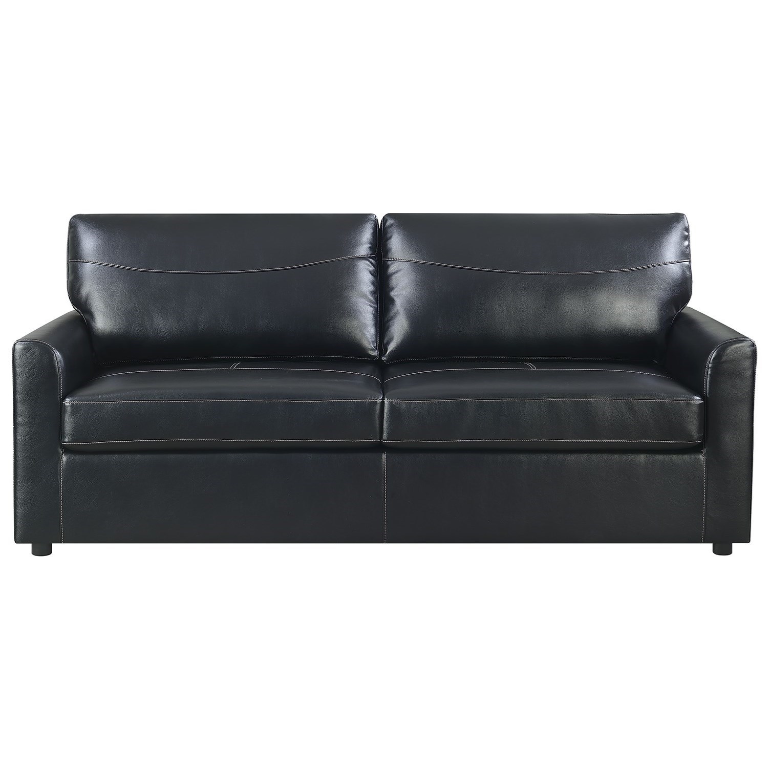 Emerald Slumber U3215 50 16 Faux Leather Queen Sleeper Sofa W Gel