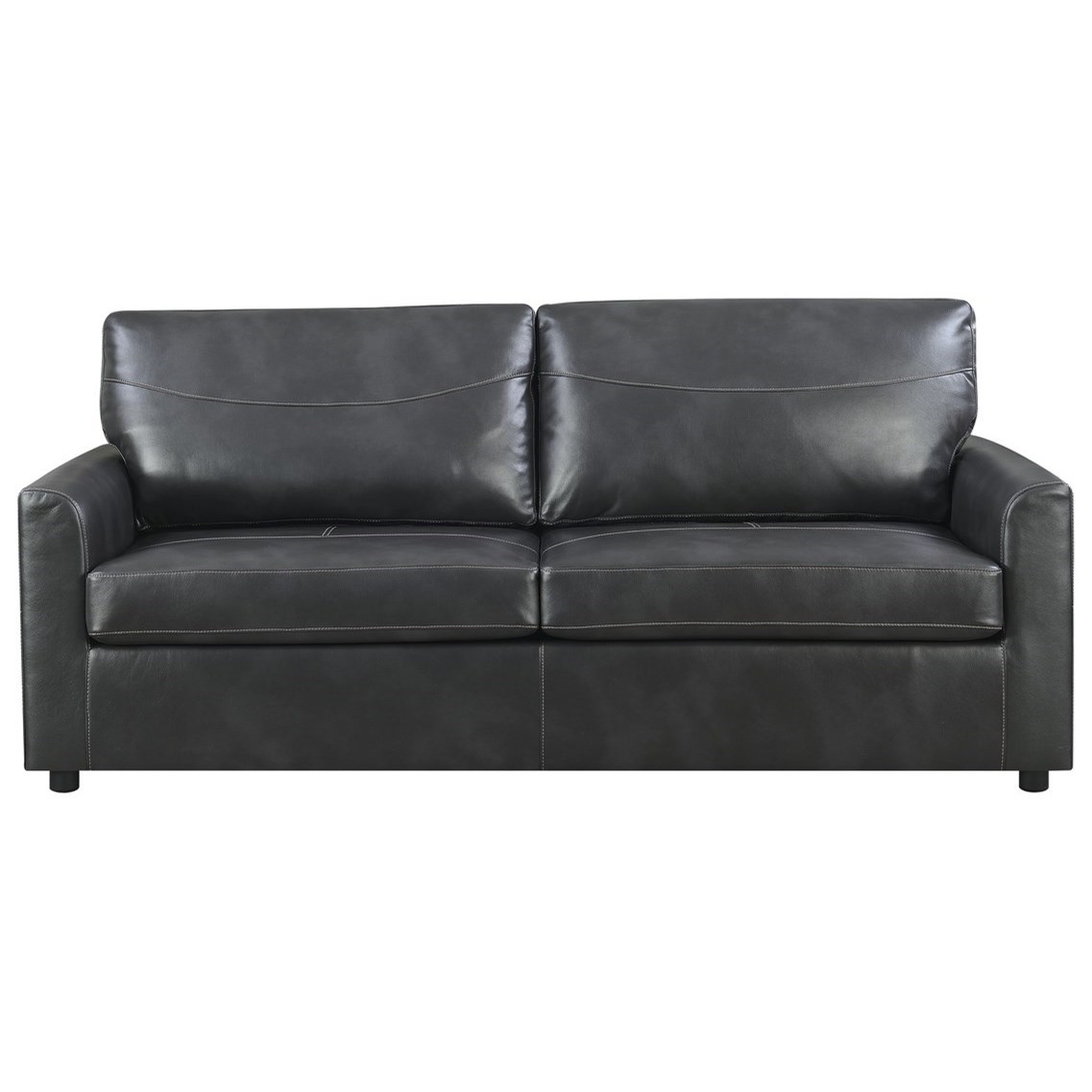 Emerald Slumber U3215 50 23 Faux Leather Queen Sleeper Sofa W Gel