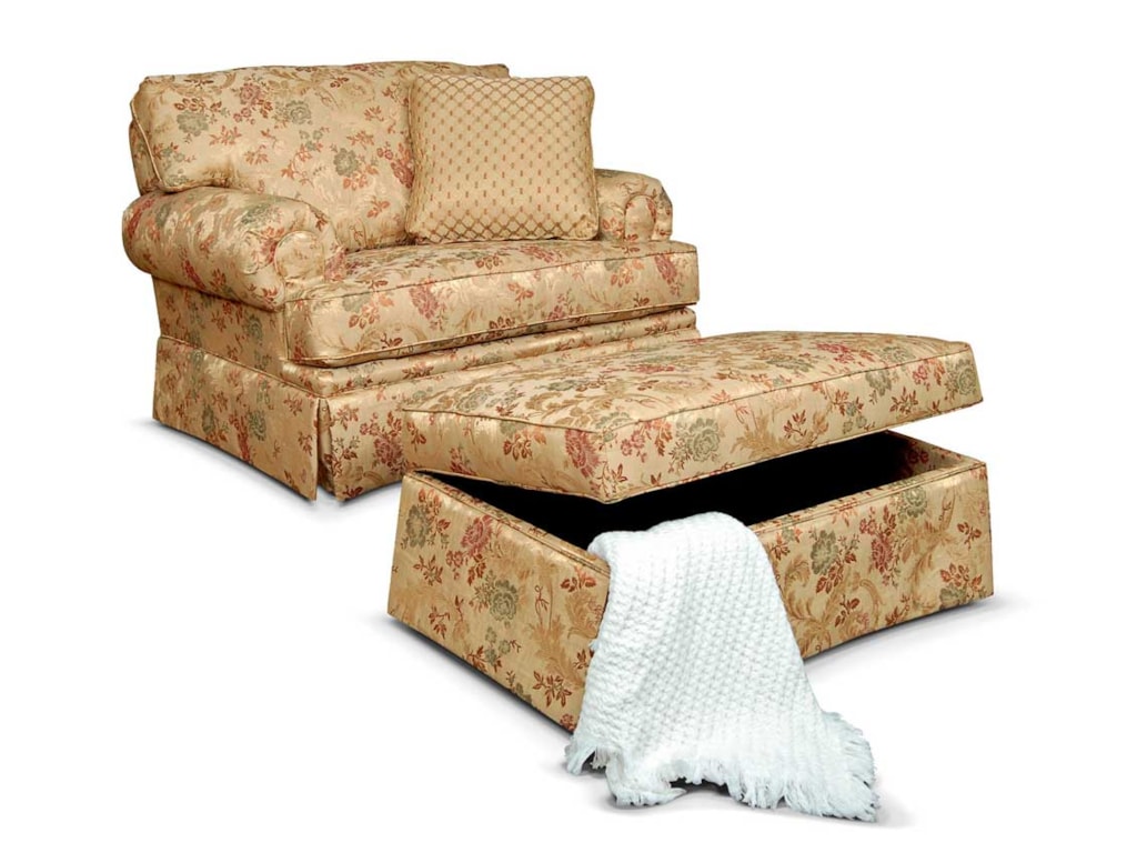 England CambriaChair and Ottoman