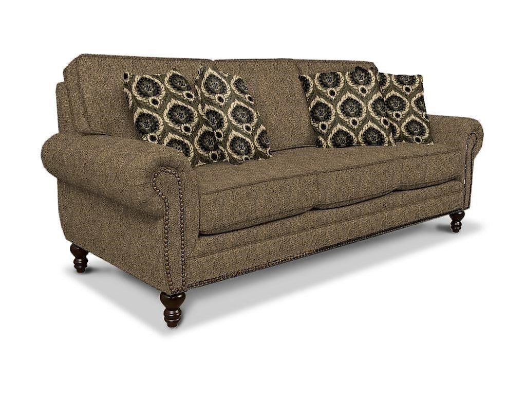 England Amix 7135 Haze Peppercorn Traditional Sofa Dunk Bright Amix Traditional Sofa By England