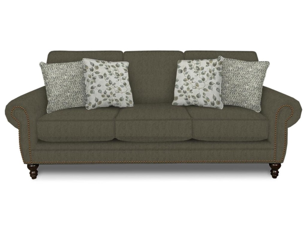 Amix Traditional Styled Sofa With Nail Head Trim By England At Dunk Bright Furniture