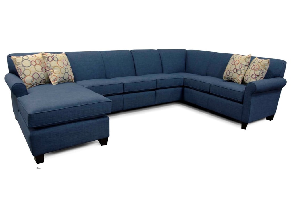 England Angie 4630 06 43 39 63 7270 Sectional Sofa With 6