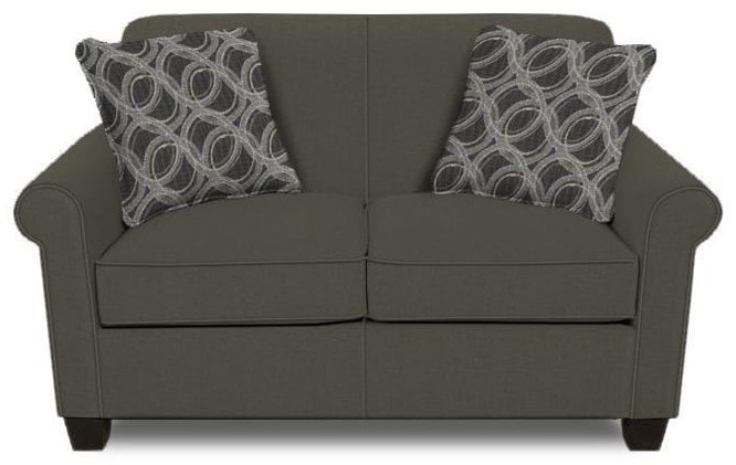 England Angie Rolled Arm Love Seat