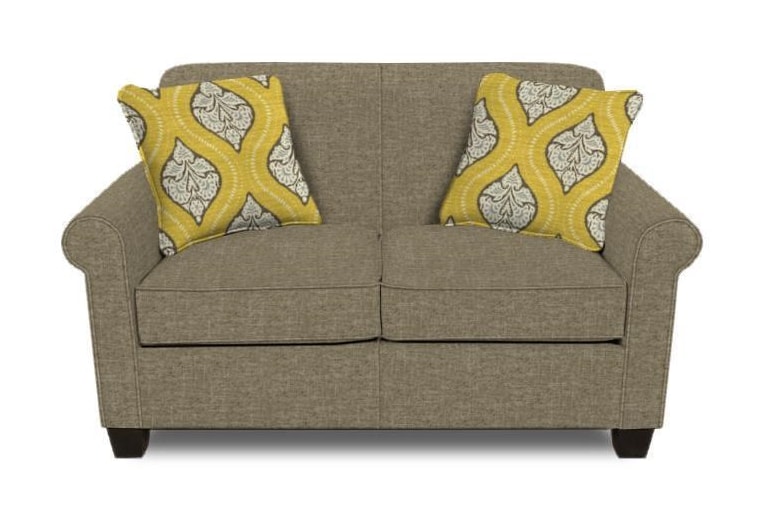 England Angie Rolled Arm Love Seat