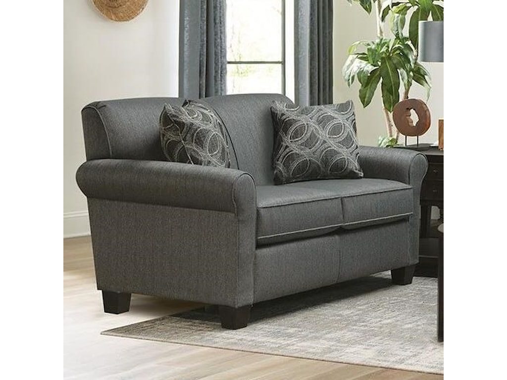 England Angie Rolled Arm Loveseat