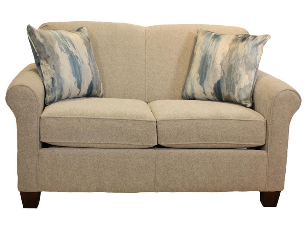 England Angie Rolled Arm Love Seat