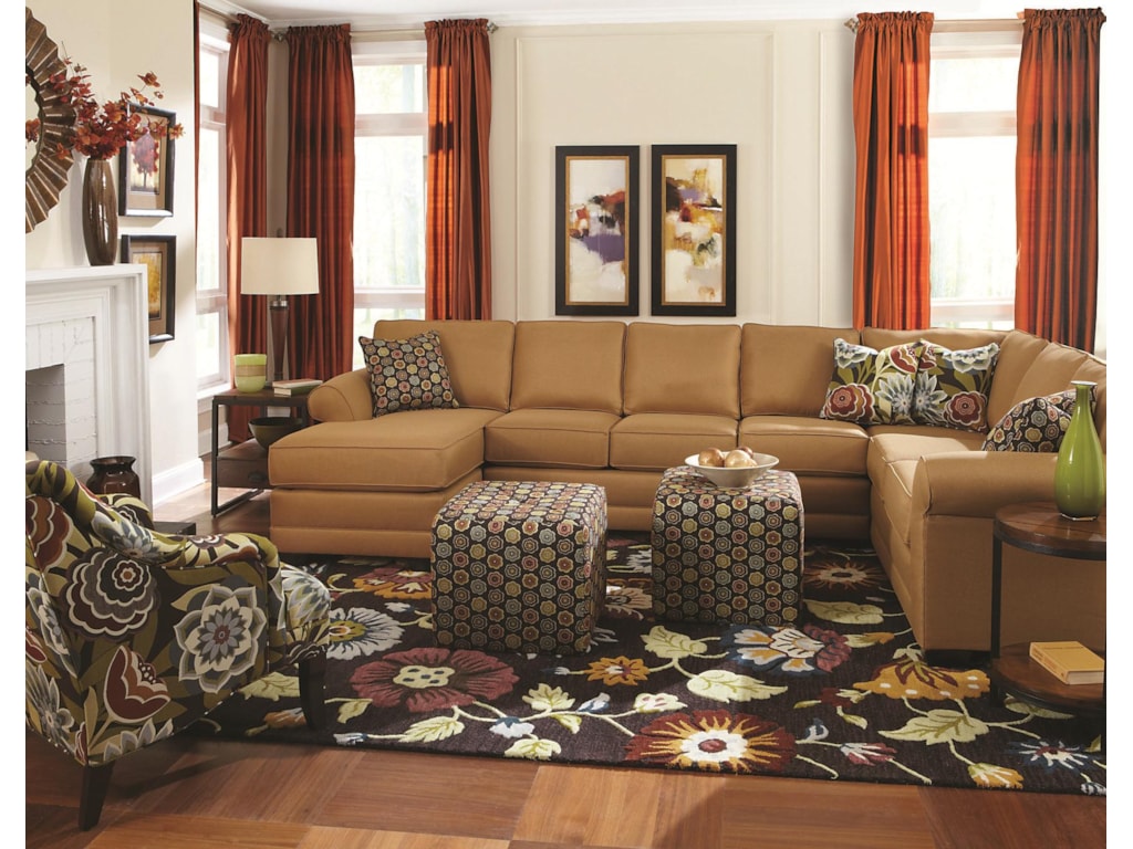 England Brantley6 Seat Sectional with Chaise