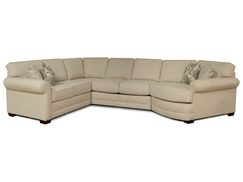 England Brantley5 Seat Sectional Sofa Cuddler