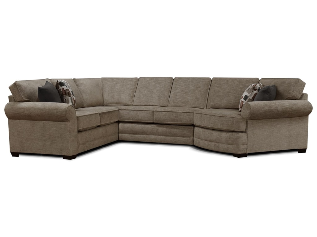 England Brantley5 Seat Sectional Sofa Cuddler