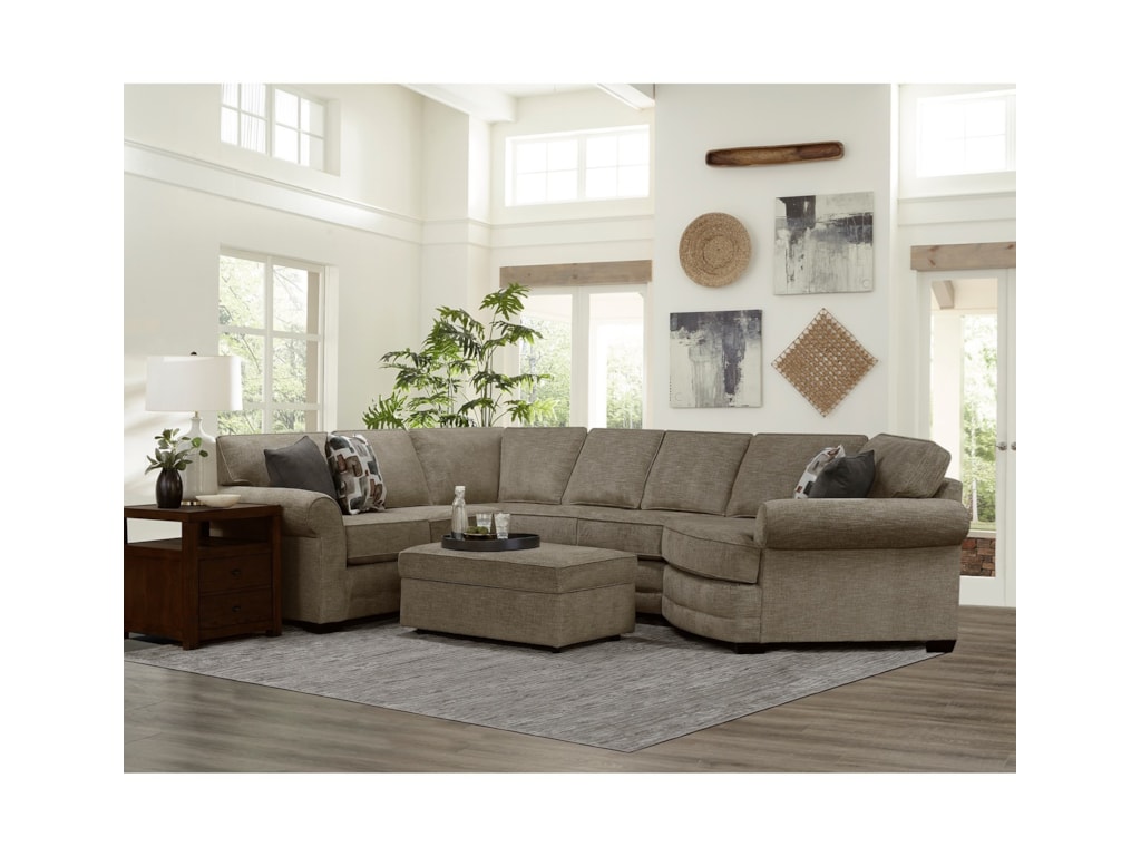 England Brantley5 Seat Sectional Sofa Cuddler