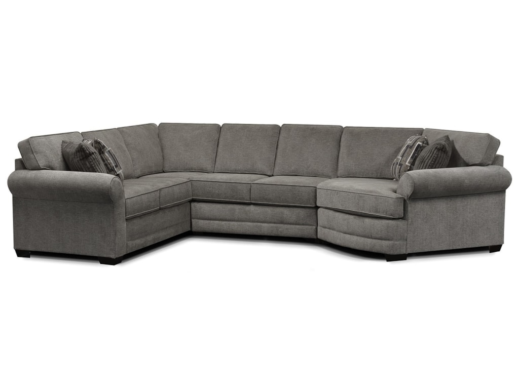 Brantley 5 Seat Sectional Sofa With Cuddler By England At Pilgrim Furniture City Brantley 5 Seat Sectional Sofa With Cuddler By England At Pilgrim Furniture City