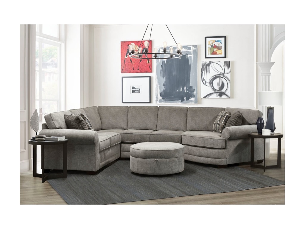 England Brantley5 Seat Sectional Sofa Cuddler