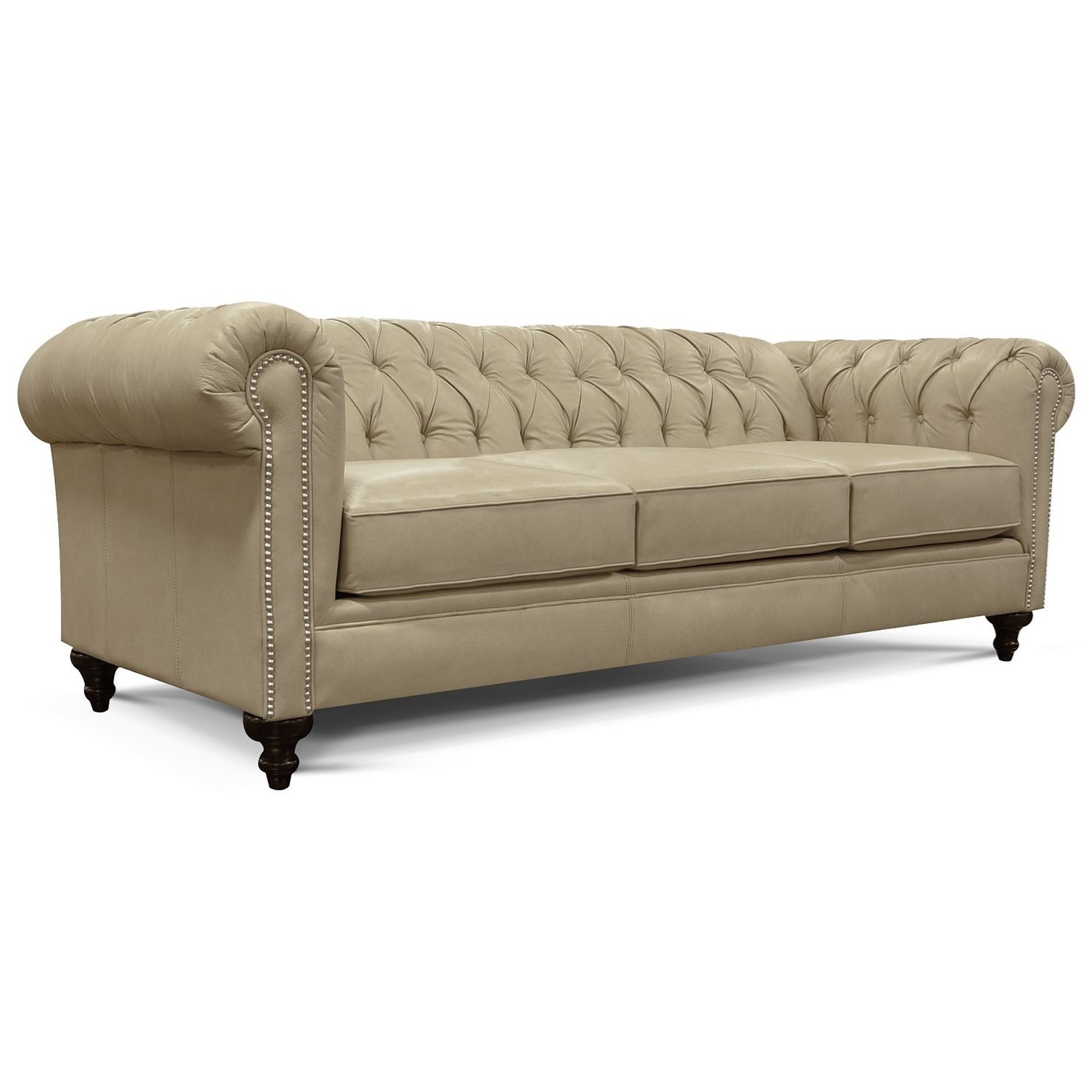 England Brooks 4h05aln Traditional Chesterfield Sofa With Button Tufting Pilgrim Furniture City Sofas