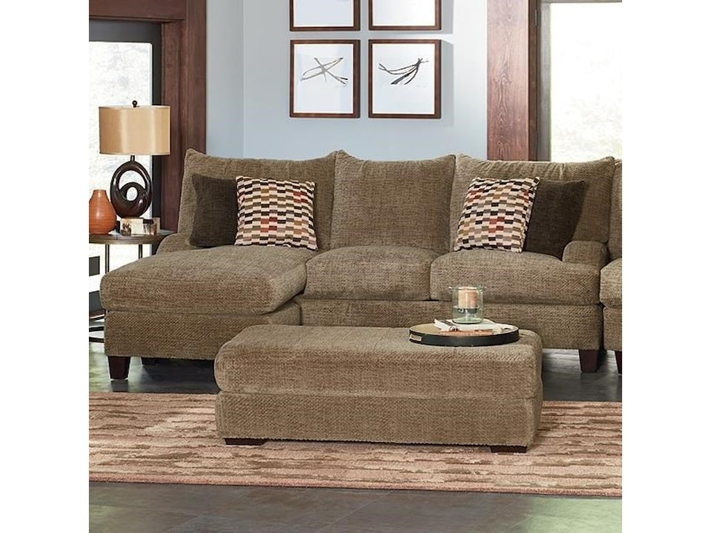 England Catalina 6n00 56 Contemporary Sofa With Floating Otto Chaise Catalina Contemporary Sofa With Floating Otto Chaise By England