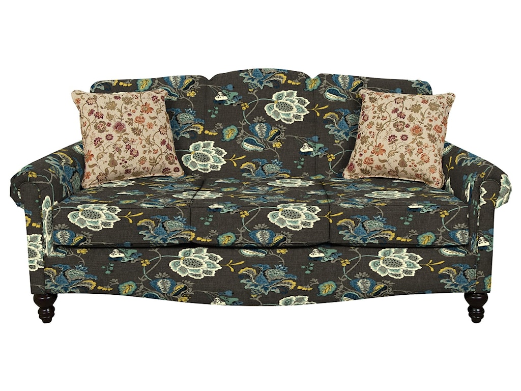 England Eliza Traditional Upholstered Sofa Crowley Furniture