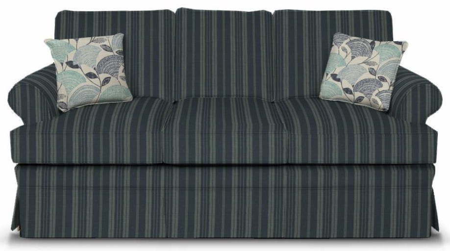 England Grace Stationary Sofa With Rolled Arms Vandrie Home