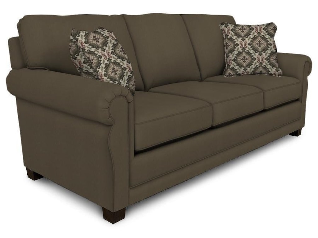 Green Living Room Sofa With Traditional Style By England At Vandrie Home Furnishings