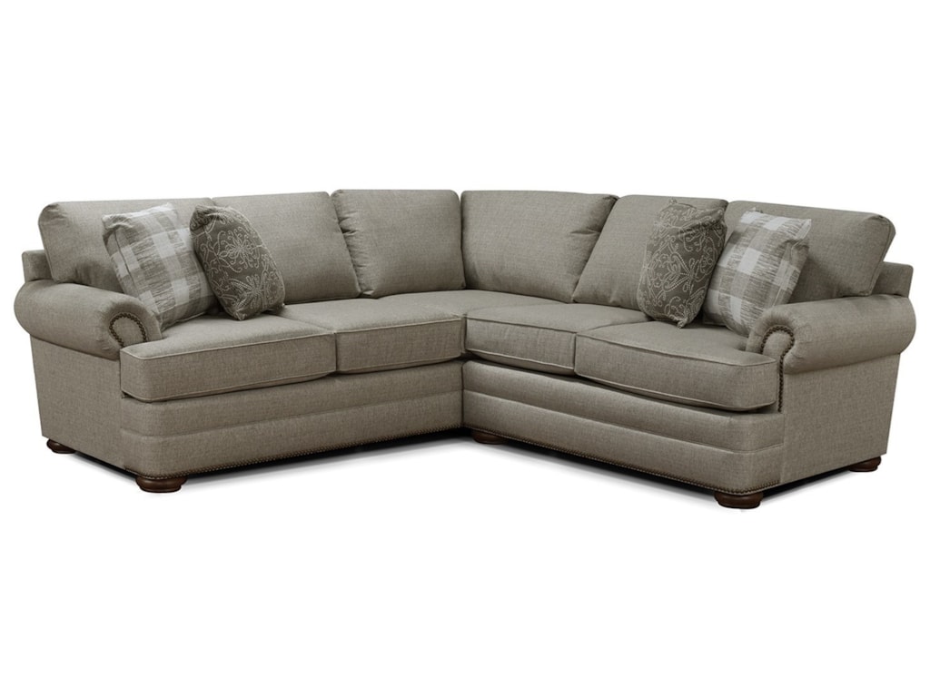 Knox Transitional 2 Piece Sectional By England At Dunk Bright Furniture