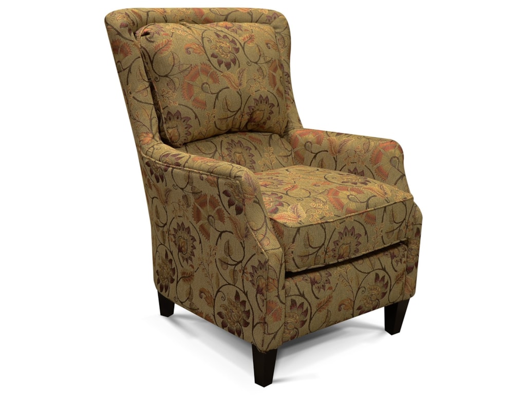 England CaboosePlush Back Chair