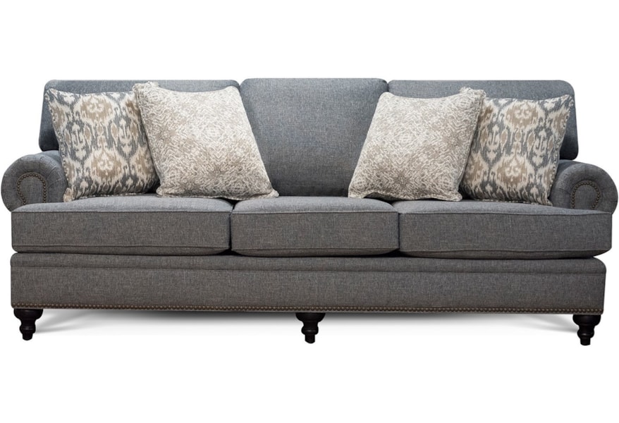 England June 2a05n Traditional Sofa With Nailhead Trim Furniture Sofa With Nailhead Trim