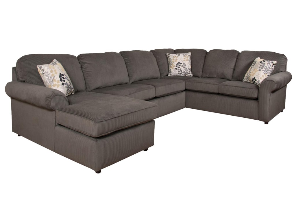England Malibu 5 6 Seat Left Side Chaise Sectional Prime England Malibu5 6 Seat Left Side Chaise Sectional