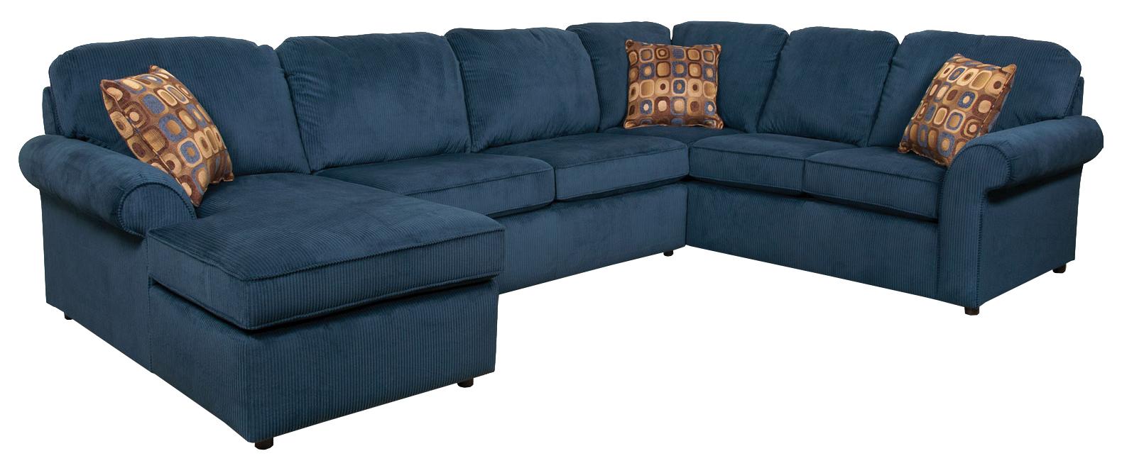 England Malibu 5 6 Seat Left Side Chaise Sectional Superstore