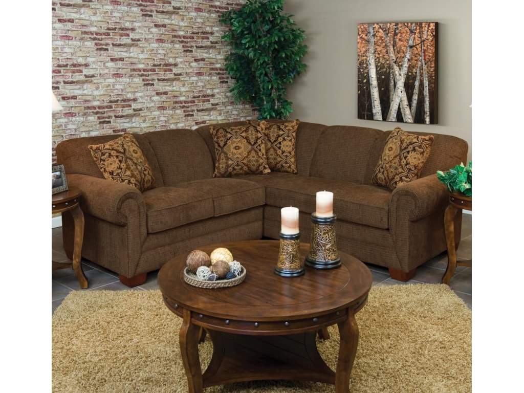 England Monroe2pc LAF Loveseat Sectional