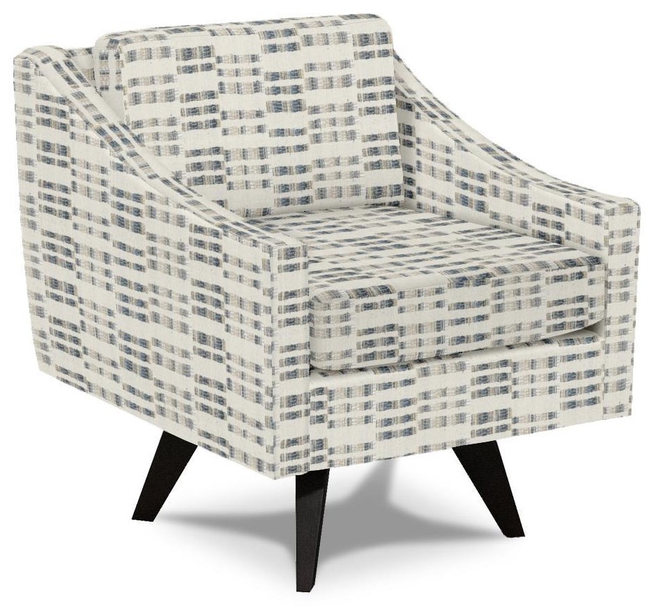 England Nichols Mid Century Modern Swivel Chair Crowley Furniture Mattress Exposed Wood Chairs