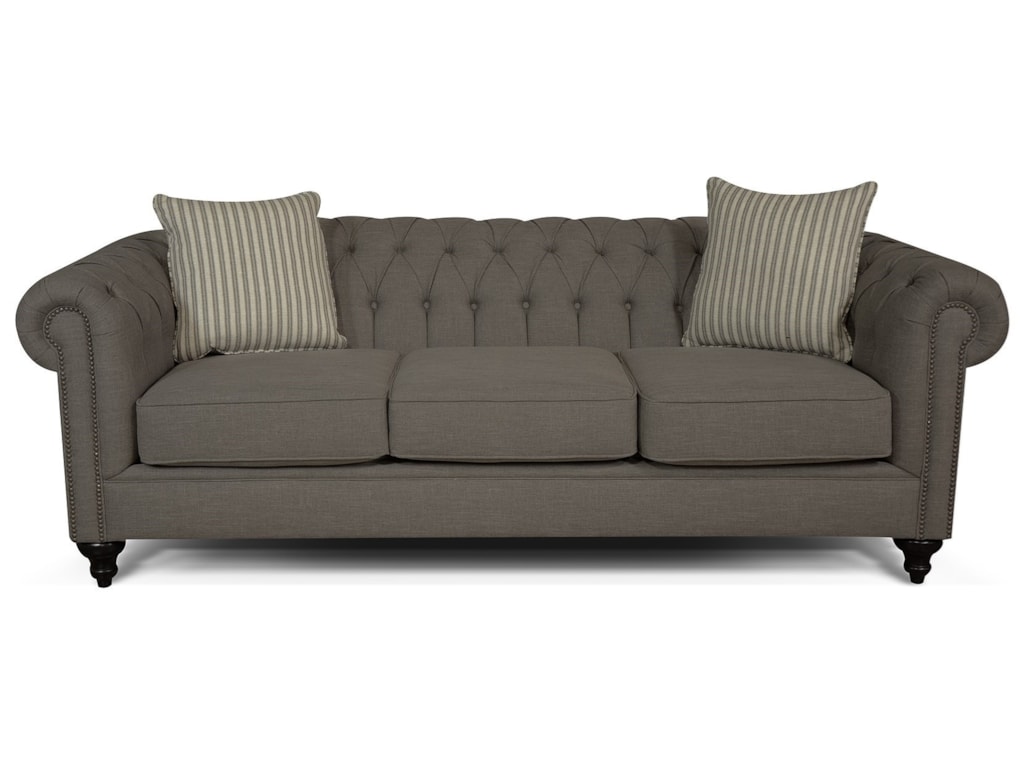 England Ruby 4h00 Sofa With On Tufted Back Howell Furniture England Ruby 4h00 Sofa With On