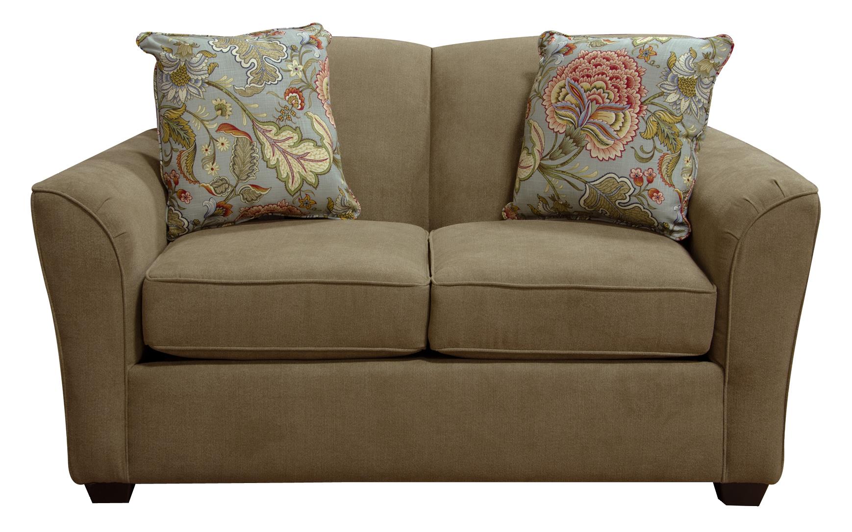 England Smyrna 306 Loveseat With Casual Contemporary Style