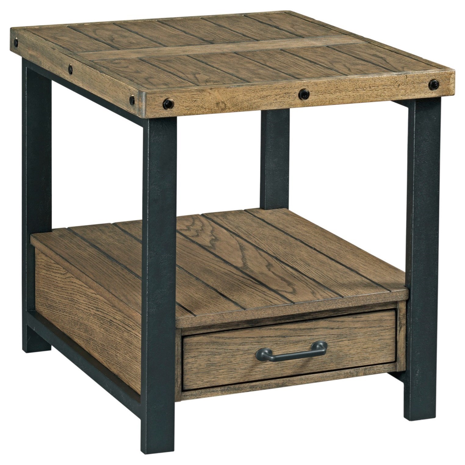 England Workbench H790915 Industrial Rectangular Drawer End Table