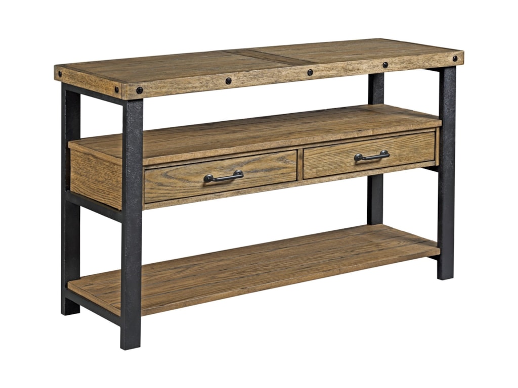 Workbench 2 Drawer Sofa Table By England At Dunk Bright Furniture