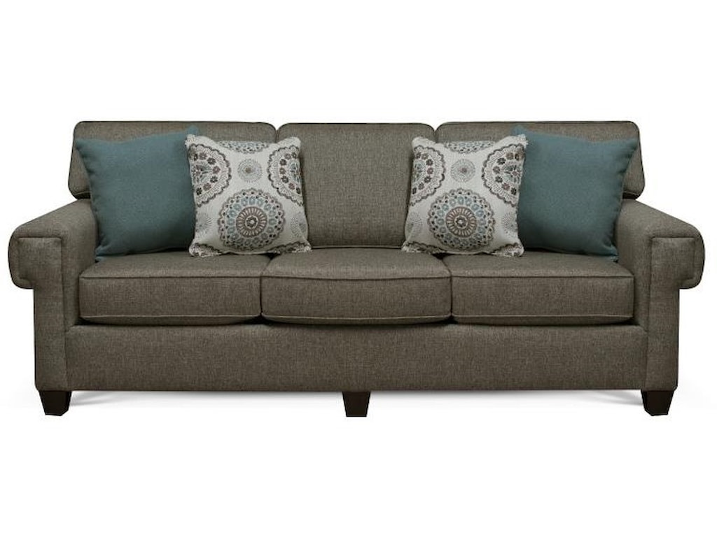 Yonts Sofa With 4 Pillows By England At Van Hill Furniture Yonts Sofa With 4 Pillows By England At Van Hill Furniture