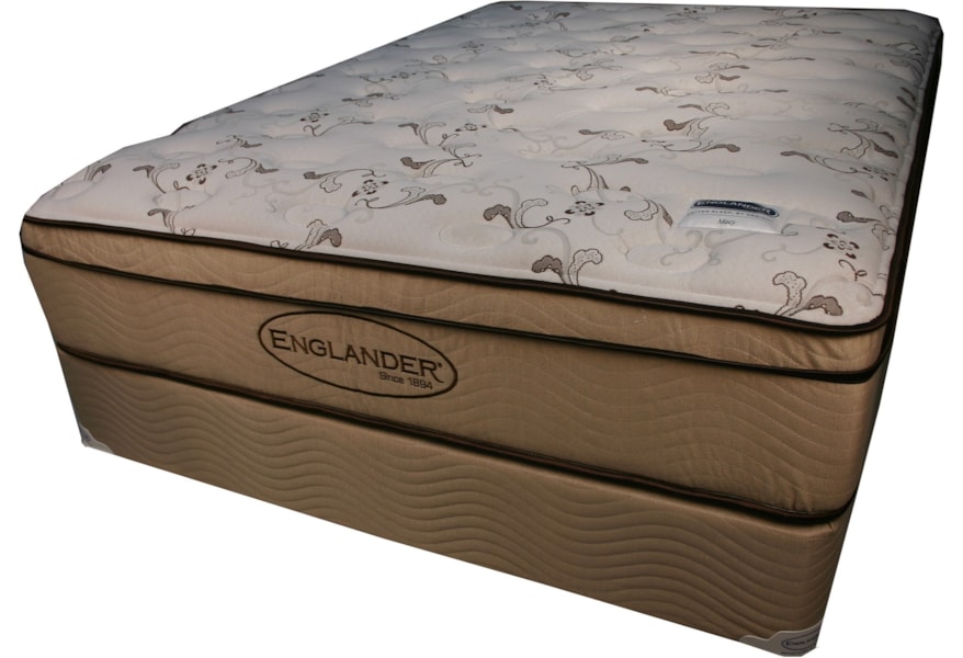 Englander Macy Pillow Top Queen 14 Pillow Top Mattress And Wood Foundation Lagniappe Home Store Mattress And Box Spring Sets